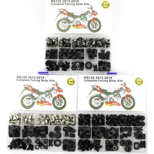 Fit For Aprilia RS125 2012 2013 2014 2015 2016 2017 2018 2019 Motorcycle Full Fairing Bolts Kit Fairing Clips Speed Nuts