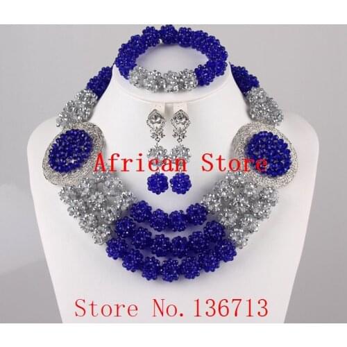 Lovely Purple Single African Women Beads Jewelry Set Nigerian African Beaded Necklace Set Handmade Style Free Shipping BC309-10