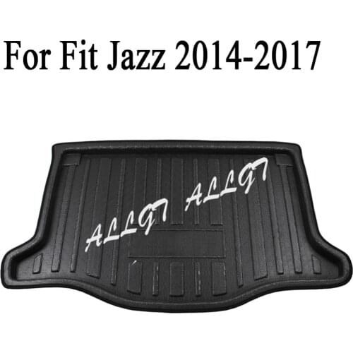 Car Rear Trunk Mat Cargo Liner for Honda Fit Jazz Hatchback 2014 2015 2016 2017