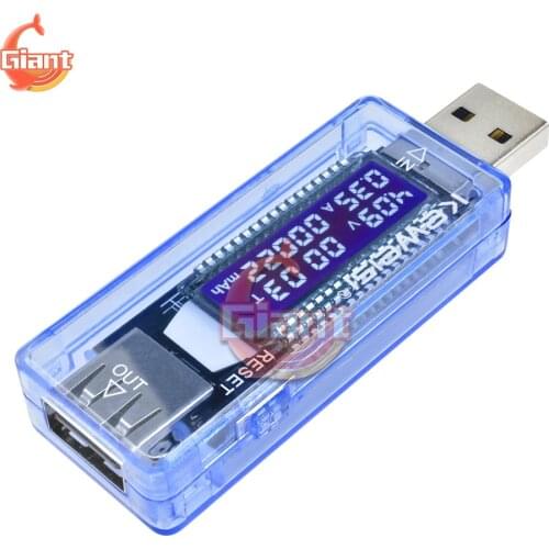 LCD Mini USB Tester Voltage Current Meter Portable USB Doctor Mobile Power Charger Capacity Detector Monitor Voltmeter Ammeter