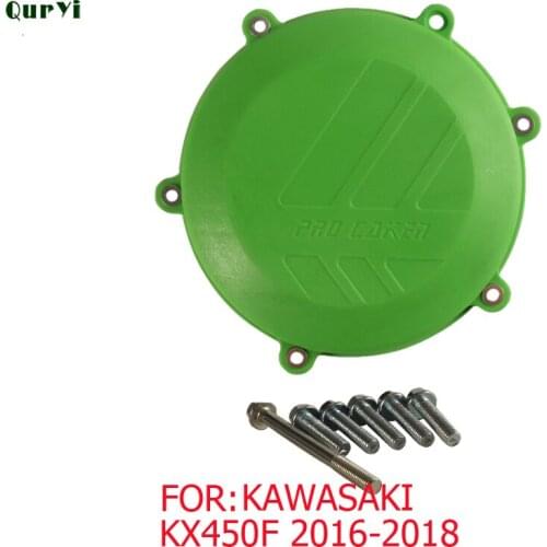 Motorcycle Plastic Clutch Guard Cover Protector For KAWASAKI KX450F 2016-2018 Dirt Bike
