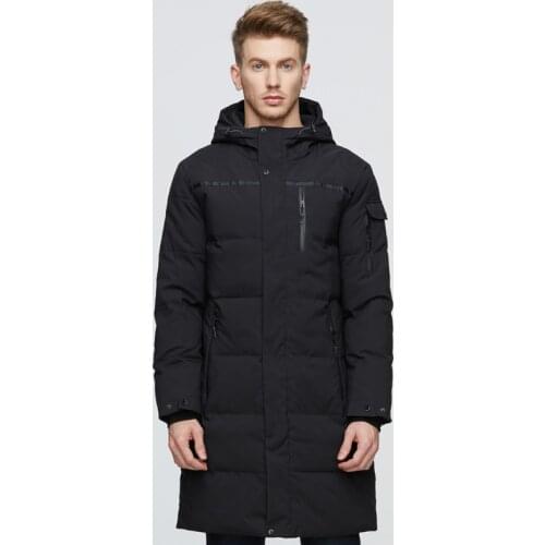 2020 Winter Men Long Down Jacket Hooded High Quality Loose White Duck Down Coat Men Thick Warm Winter Down Parkas Men Snow Coat