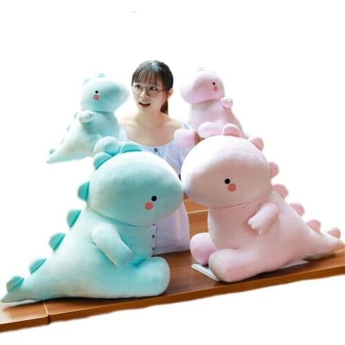 Soft Blue Down Cotton Dinosaur Plush Toys, Animal Plush Toys, Baby Toys, Home Decor, Birthday Gift