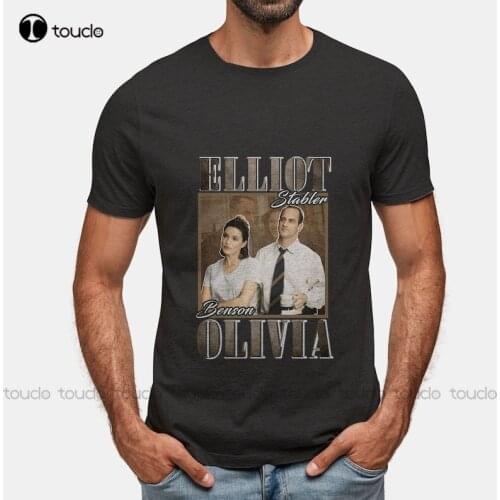 New Elliot Stabler And Olivia Benson Vintage 90S Unisex T-Shirt | Law And Order Shirt Tv Show Shirt . Green T Shirt
