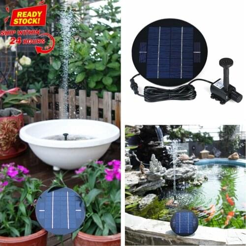 Solar Floating Water Fountain for Pool Pond Birdbath Garden Decoration Solar Powered Fountain Water Pump Dropshipping 190L/H