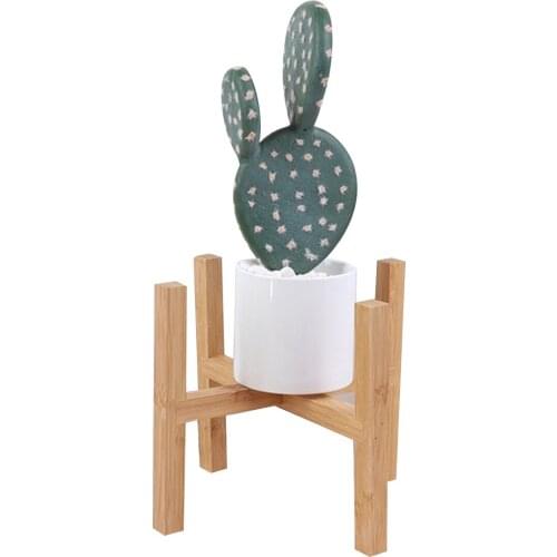 Plant Stand Mid Century Modern Adjustable Plant Holder for Garden Flower Pot Succulents Flowers or Candles