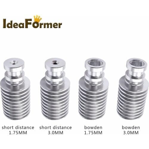 3D Printer V5 Radiator of J-head Extruder For Remote Bowd/Wade All-Metal Long/Short Distance Heat Sink Pipe For 1.75mm/3mm E3D