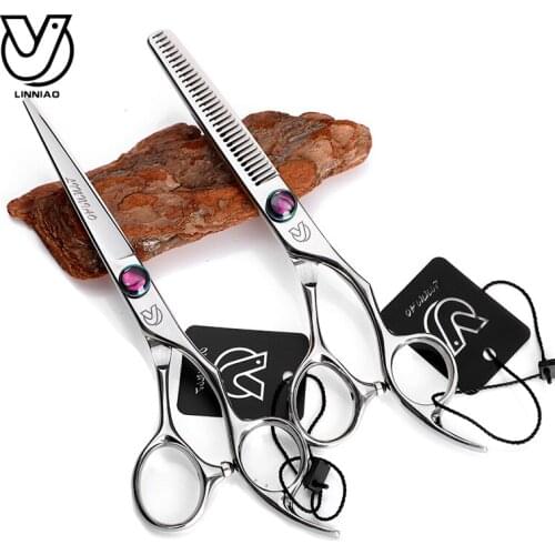 Hair Cutting Thinning Styling Scissors 6 inch Hair Scissors Stainless Steel Salon Hairdressing Shears Regular Flat Teeth Blades