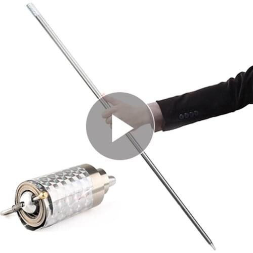Kids Toy 110cm/150cm Sports 1pcs 110CM length Appearing Cane silver cudgel metal magic tricks for professional magician stage