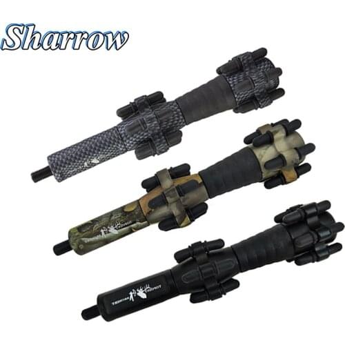 Upgrade Version Archery Bow Stabilizer Detachable Reduce Vibration for Hunting Shooting Recurve/Compound Bow Training Slingshot
