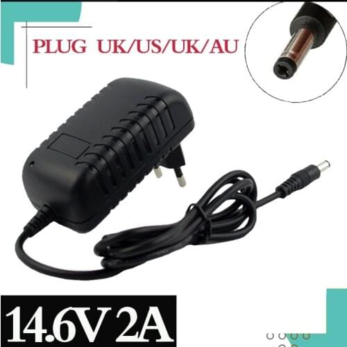 14.6V Smart Intelligent Charger 2A for 4S 12.8V LiFe LiFePO4 Battery Pack EU/US/AU/UK Plug High quality and quality assurance