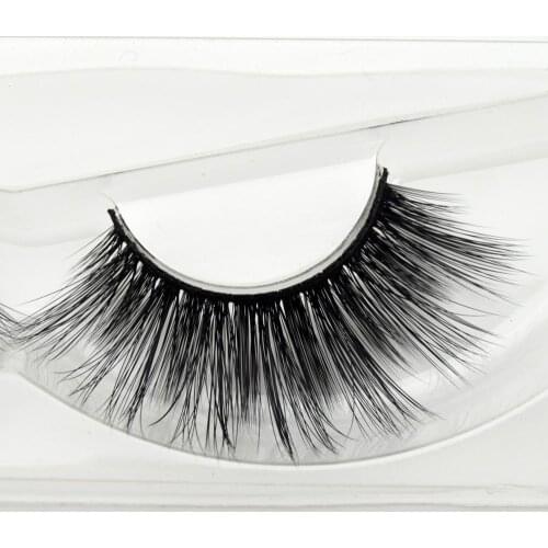 Visofree Mink Eyelashes 3D Mink Lashes Thick HandMade Full Strip Lashes Cruelty Free silk Lashes False Eyelashes Makeup silkd12