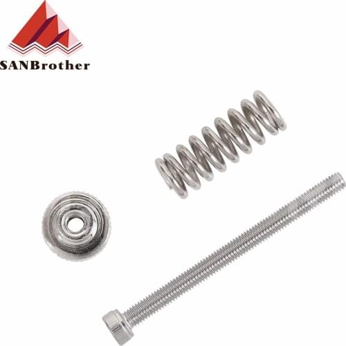 5PCS 3D Printer Leveling Components M3 Screw Leveling Spring Leveling Screw Nuts Knob For 3D Printer Parts Heating Bed