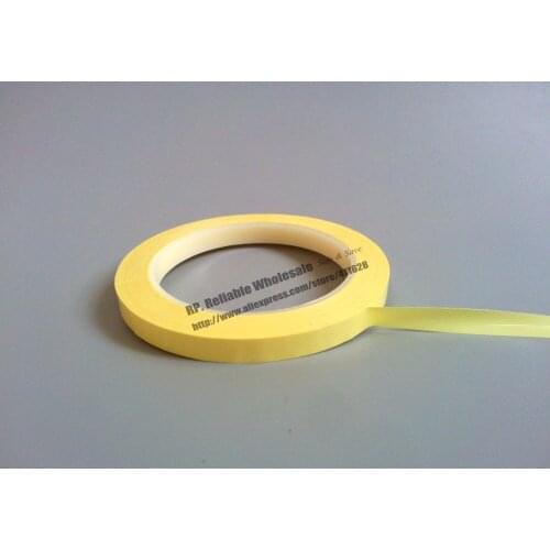 Yellow W=65mm L=66Meter, Single Face Adhesive Insulating Mylar Tape for lithium-ion battery, Fasten