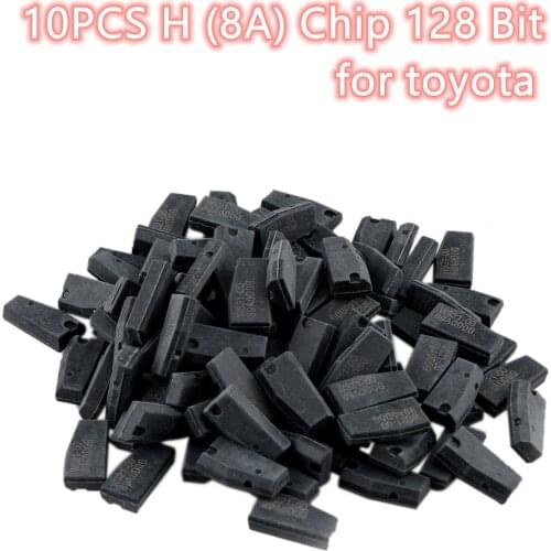 10pcs Car Key Chip Transponder WS21-00 H (8A) Chip 128 Bit for Toyota Rav4 Camry Corolla Highlander Sienna