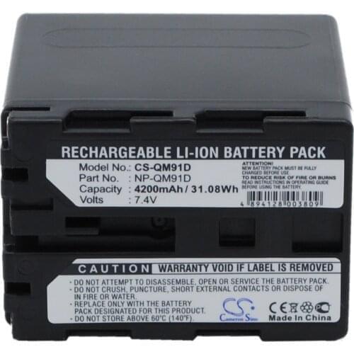 2021 Battery For Sony NP-QM91D DCR-TRV460,DCR-TRV460E,DCR-TRV480,DCR-TRV480E,DCR-TRV50,DCR-TRV530,DCR-TRV6 4200mAh