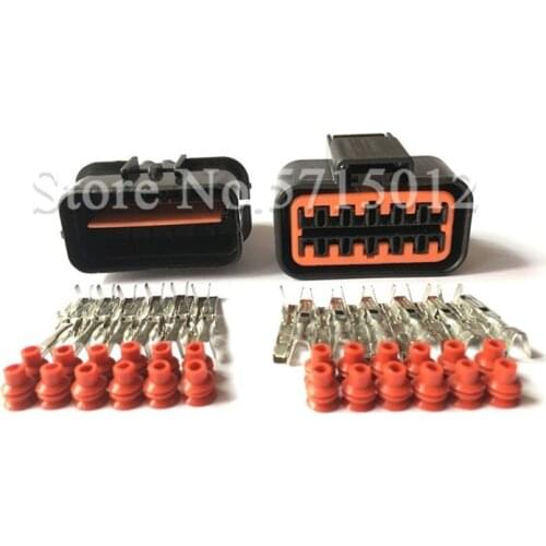 12 Hole Car Gas Accelerator Pedal Plug Auto Light Lamp Waterproof Socket PB625-12027 PB621-12020 For KIA VW Jetta Golf MK4 Audi