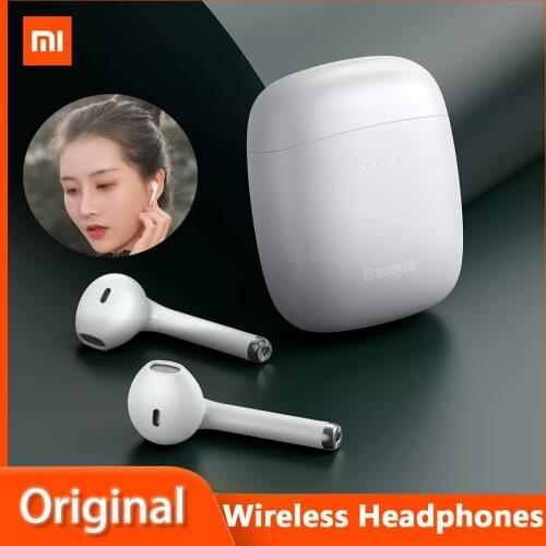Xiaomi Baseus Encok TWS True Wireless V5.0 Bluetooth Headset W04 / W04 Pro Type-C/Compatible with Qi Standard Wireless Charger