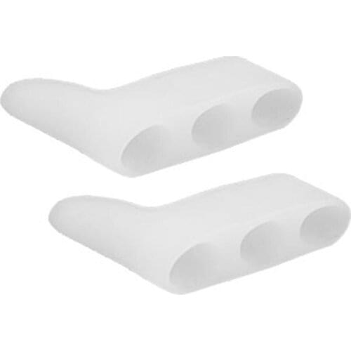 Bunion Shield Gel Pinky Toe Separator Straightener Gel 3 Hole Bunionette Pads