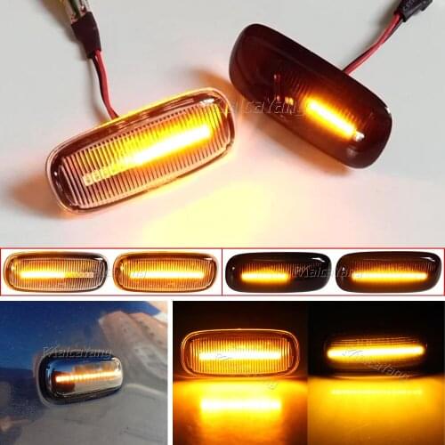 Dynamic Side Marker Light For Audi A3 S3 8L 2000-2003 A8 D2 1999-2002 TT 8N 2000-2006 LED Turn Signal Flowing Flasher Lamp