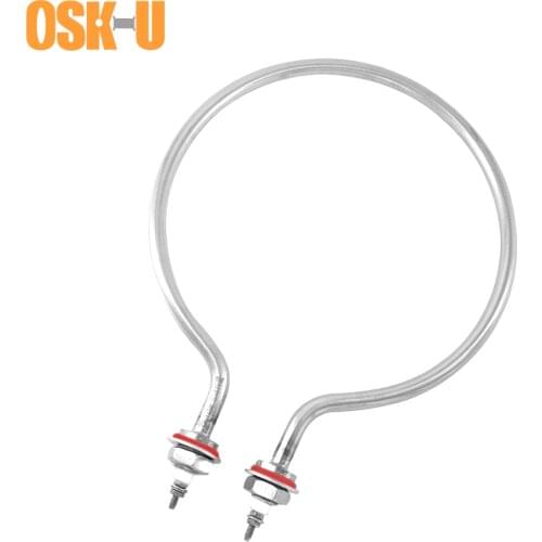 Electric Heating Element 220V 2KW Heater Element M16 Thread Stainless Steel Tubular Heating Pipe for Kitchen Appliance