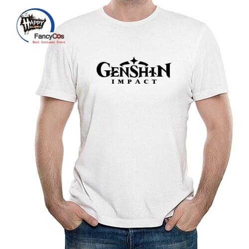Genshin Impact T Shirt Traveler Short Sleeved Lumine T-shirt Jean Gunnhildr Cosplay Genshin Costume Daily Casual Tshirt Tees