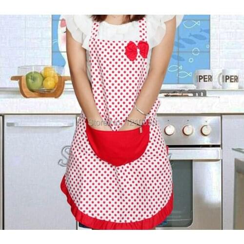 Korean Fashion Cartoon Canvas Aprons Korean Princess Sleeveless Aprons Cross Back