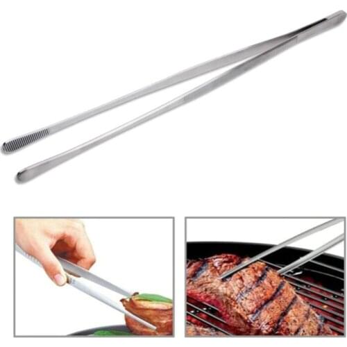 Cooking Salad Serving Kitchen Tool Stainless Steel Heat Resistant Food Clip BBQ