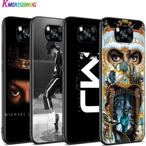 Michael jackson dance Music For Xiaomi Poco X3 NFC M2 X2 F2 F3 C3 M3 F1 Pro Mi Play Mix 3 A3 A2 A1 6 5 Lite Soft Phone Case