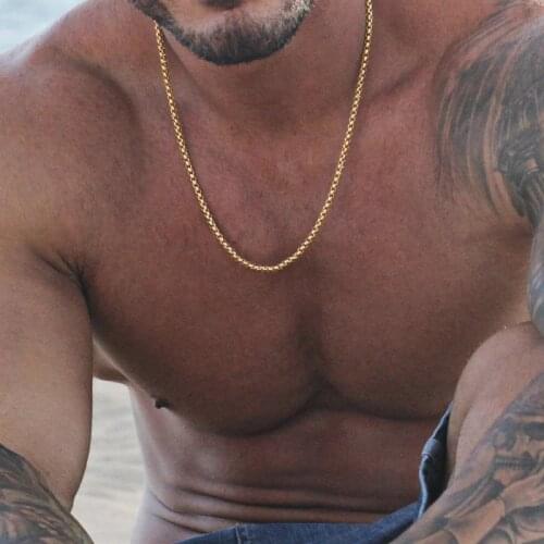 ZHOUYANG Necklace For Women Stainless Steel Chain Fashion Jewelry 2020 Thick Box Chains Female Neck Accessories Wholesale Gifts