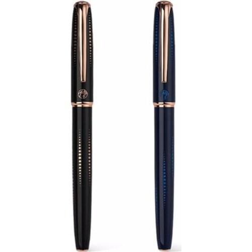 Picasso Pimio 916 Blue Metal Business Fountain Pen Iridium Medium Nib With Blue & Golden Dots Fit Office & Home & School Pen