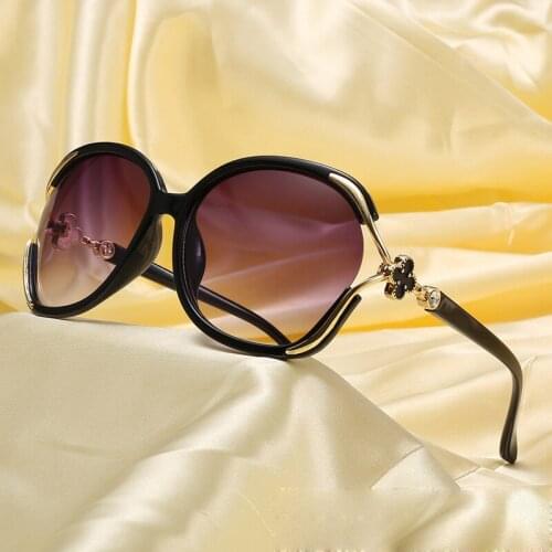 Round Diamond Clover Sunglasses Women Vintage Sunglasses Women Luxury Brand Sun Glasses for Women/Men Designer Oculos De Sol