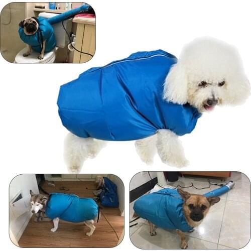 Blower Dog Dryer Portable Pet Dry Blow Bag Folding Dogs Cat Hair Drying Bags Grooming Cleaning Accessories
