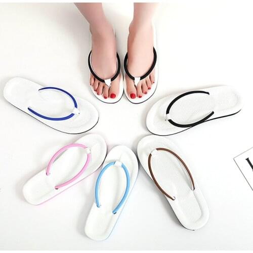 Women Men Outdoor Sandals Lady Beach Slippers Flip Flops Anti-slip Sandals Brazilian Female Seaside Walking Casual Footwear
