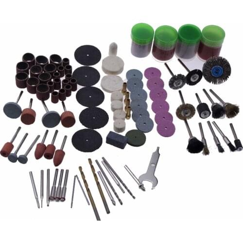 161PC/Set Abrasive Disc dremel rotary tools Electrical Abrasive Disc Polishing Wheel dremel rotary tools 161pc/set