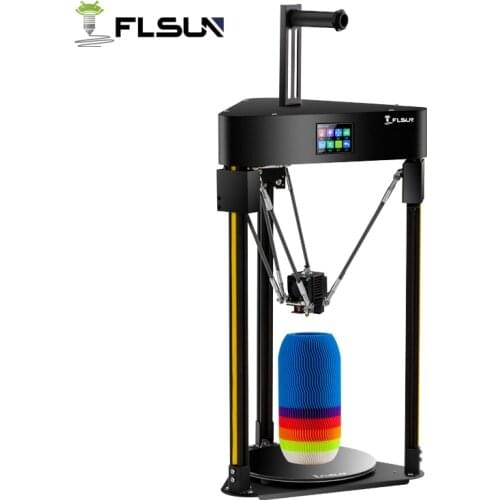 Flsun Q5 3D Printer TMC 2208 silent driver Auto leveling 3D Printer Resume Pre-assembly 3D-Printers TFT 32bits board Kossel