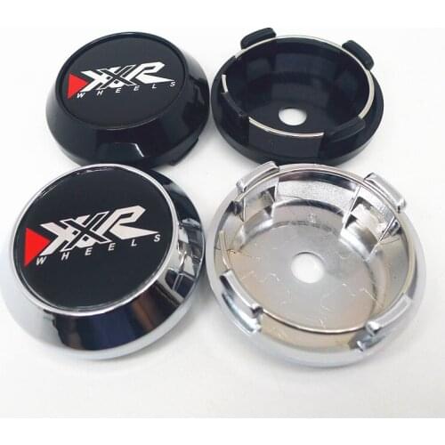 4pcs 64mm 57mm For XXR Wheel Center Hub Cap Car Styling Cover 45mm Emblem Badge Stickers Accessories