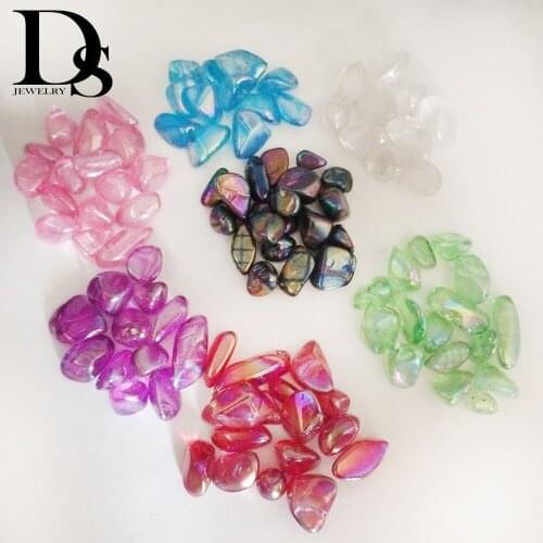 5 Pcs Angel Aura Crystal Tumbled Stones Portable Aura Angel Quartz Tumble Chakra Stone Healing Energy Minerals Fashion Novelty