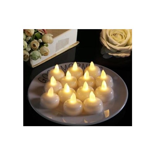 6pcs/lot Bright in water ,Waterproof candles,spa Shower water decorated candle lights,led float candles
