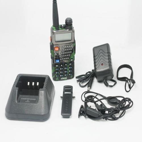 BAOFENG green UV-5RE+ Plus Dual Band U/V 2-way Radio 136-174/400-520 UV5R walkie