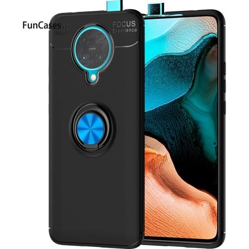 Magnetic Support Soft Shell TPU Cover For capinha Xiaomi Redmi K30 Pro Zoom Positivo etui Poco F2 Pro Xiaomi Redmi K30 Cases