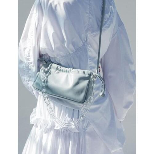 Chain fold soft face armpit bag spring and summer new style Club sidecar bag purses and handbags luxury designer