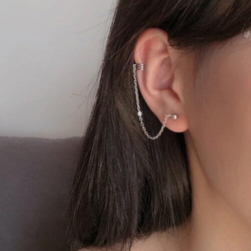 New Korean Earrings Fashion Jewelry And Simple Metal Tassel Earrings Oorbellen Statement earrings Earrings For Women Brincos