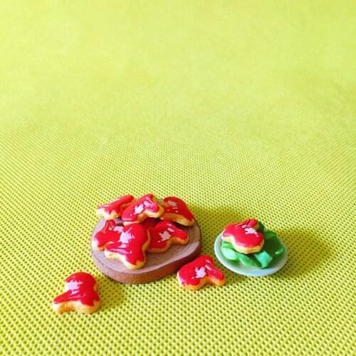 NEW~10 pcs steak/miniatures/lovely cute/fairy garden gnome/moss terrarium decor/bonsai/figurine/doll house