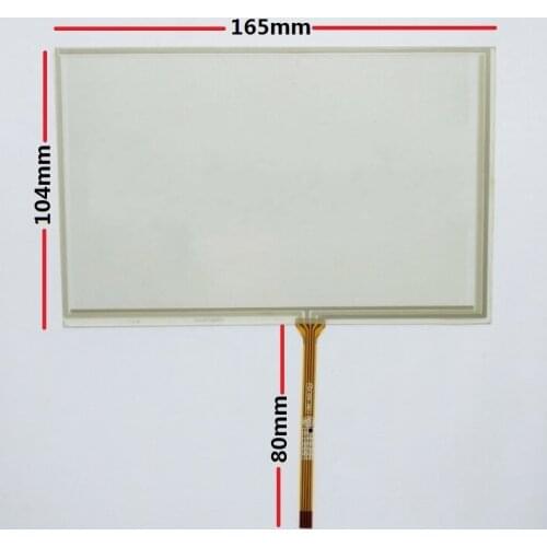New 7.4 inch soft screen is suitable for the vehicle touch-screen resistive soft screen 170*108mm
