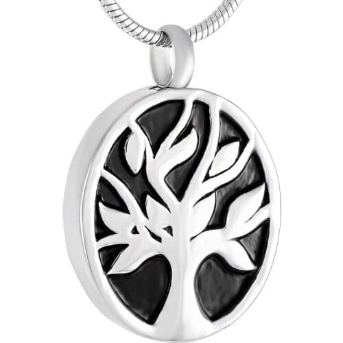 Wholesale Tree of Life Memorial Jewelry for Ashes Keepsake Cremation Urn Pendant&Necklace for Women Men CMJ9420
