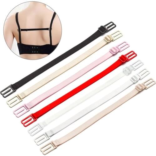 Detachable Invisible Adjustable Underwear Belts Buckle Bra Back Hasp Clips Double-Shoulder Holder Anti Slip Bra Strap