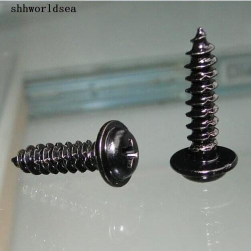 Shhworldsea 100pcs Free Shipping Black Tapping Screw Clip Auto Fastener For Toyota