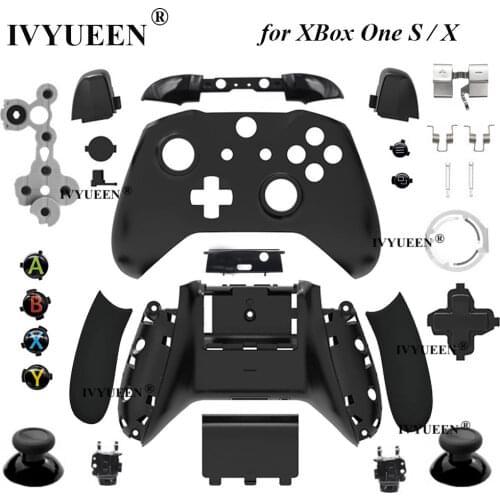 IVYUEEN Replacement Housing Shell for Xbox One X S Controller Case Faceplate Cover RB LB RT LT Trigger Button Mod Kit Model 1708