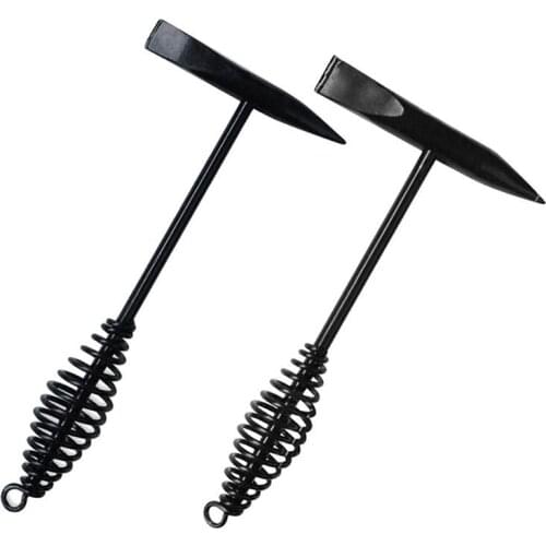 High Carbon Steel Derusting Welding Slag Hammer Spring Handle Welder Hammer for Electrician Pipeline and Machinery Maintenance